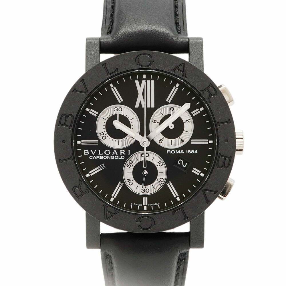 Bvlgari BB38CLCH Black Dial Men's Watch